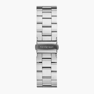 3-Link-Armband Edelstahl - Silber - 40mm/42mm