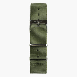 Nato Armband Bohème Grün - Anthrazit - 40mm/42mm