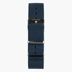 Nato Armband Navy Blau - Anthrazit - 40mm/42mm