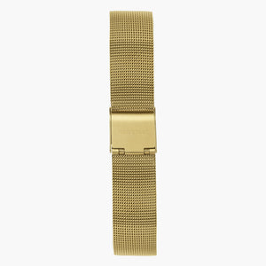 Mesharmband Edelstahl - Gold - 28mm