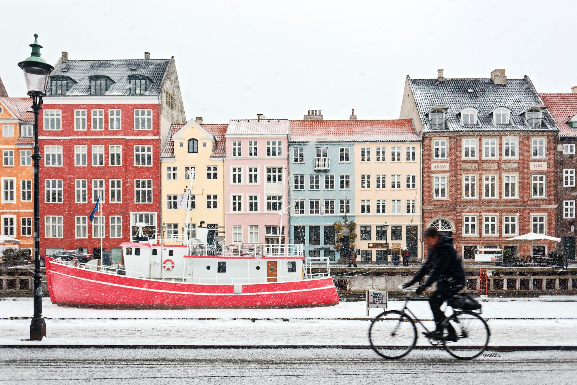 Nyhavn in Copenhagen, Denmark