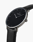 Native - SET Schwarzes Ziffernblatt Anthrazit | Armbänder Mesh / Nato Bohème / Schwarz