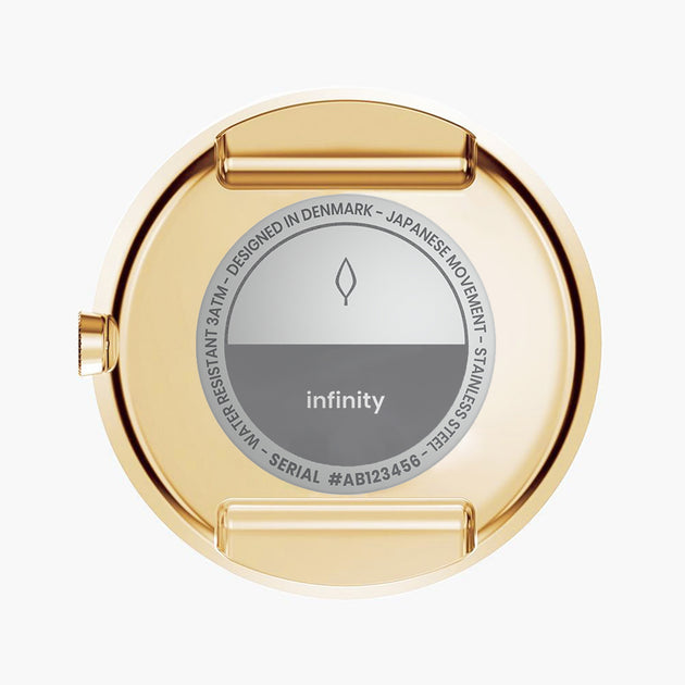 Infinity - SET Gold | Armbänder 5-Link / Braun