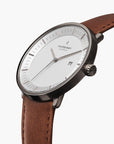 Philosopher - SET Anthrazit | Armbänder Braun / Schwarz / Mesh