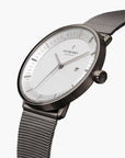 Philosopher - SET Anthrazit | Armbänder Braun / Schwarz / Mesh