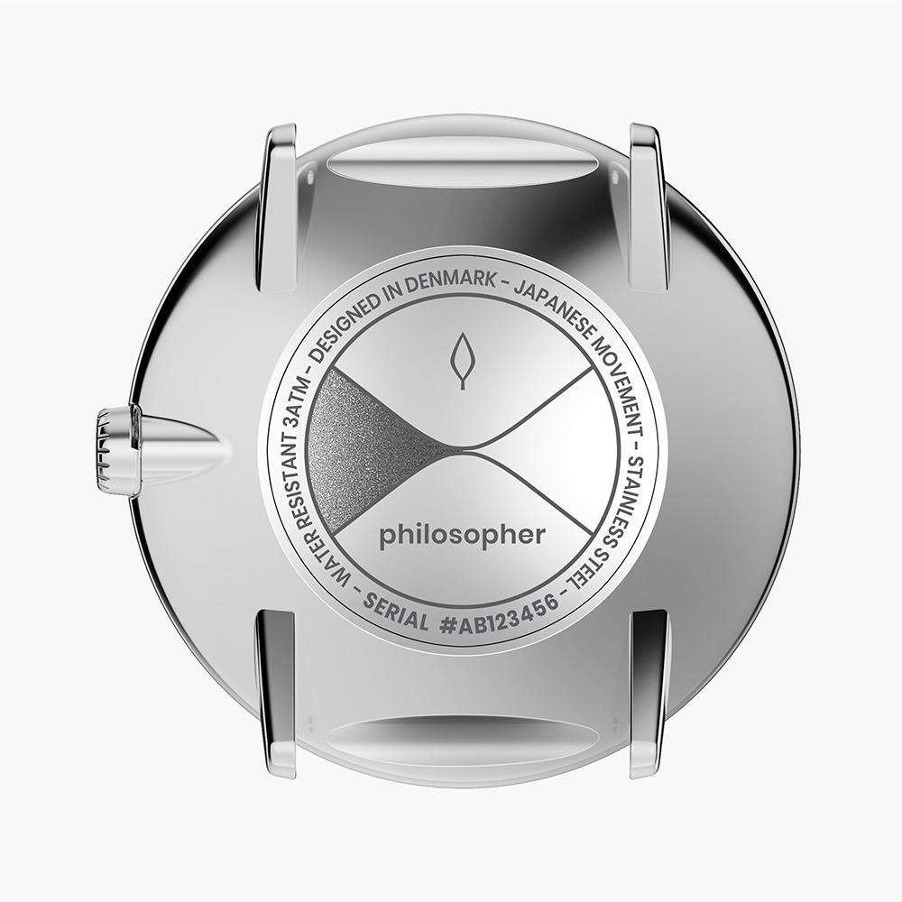 Philosopher - SET Silber | Armbänder Braun / Schwarz / Mesh