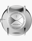 Philosopher - SET Silber | Armbänder Dunkel Braun / Schwarz / Navy Blau