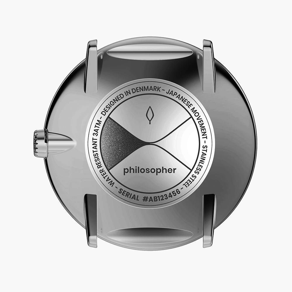 Philosopher - SET Anthrazit | Armbänder Braun / Schwarz / Mesh