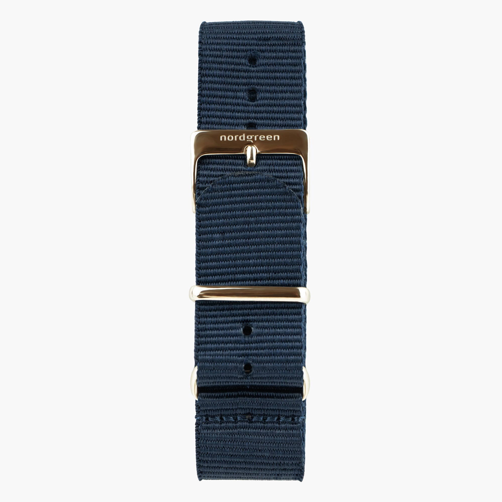 ST20PORGNYNA&uhrenarmband blau in nato mit verschluss roségold in 20mm