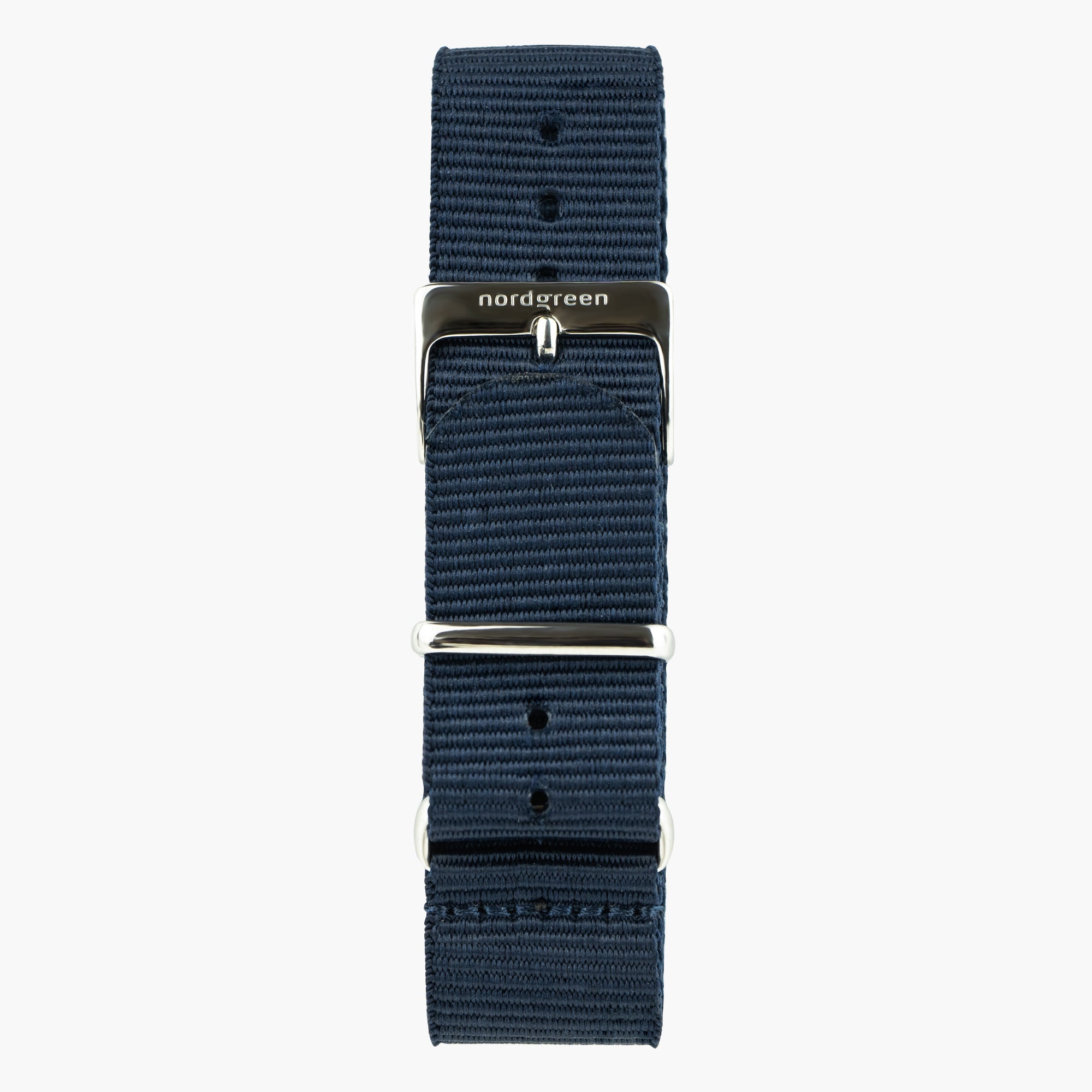 ST20POSINYNA&uhrenarmband blau in nato mit verschluss silber in 20mm