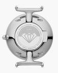 Unika - SET Schwarzes Ziffernblatt Silber | Armbänder 5-Link / Braun / Schwarz
