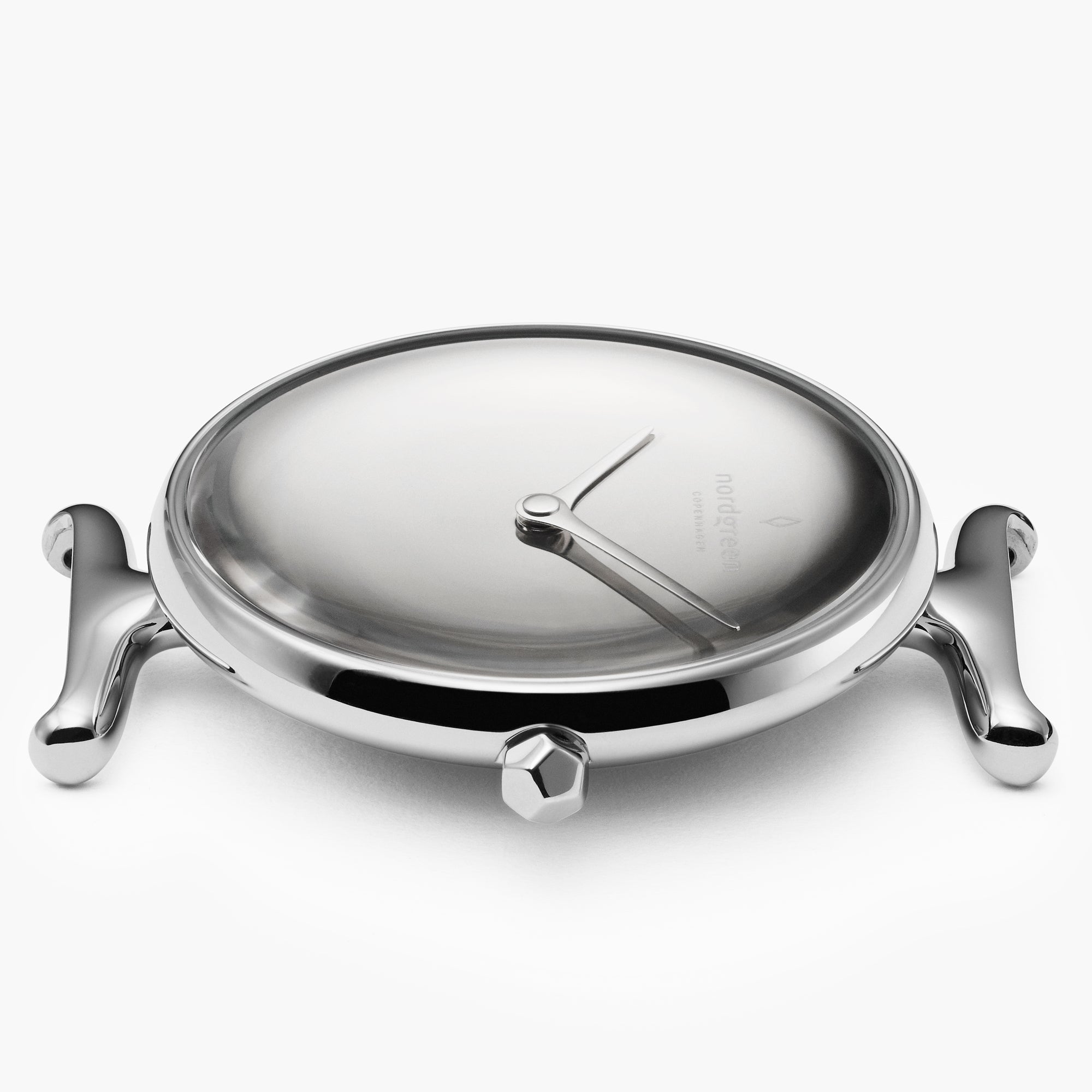Unika - SET Poliertes Edelstahl Ziffernblatt Silber | Armbänder Mesh / Schwarz / Braun