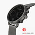 RF-PI42GMMEGUBL&pioneer herrenuhr schwarz refurbished in anthrazit mit mesh armband